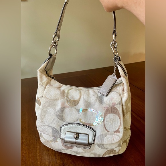 Coach Kristin Sequins Hobo Bag - Picture 4 of 17